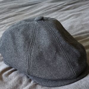 H&M Charcoal Grey Newsboy Cap